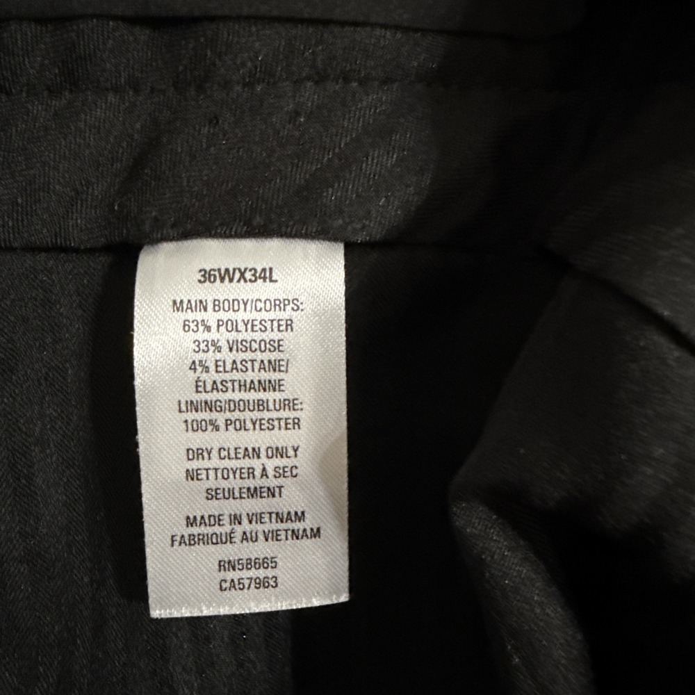 Mens 2 piece Nordstrom Trimfit Suit Size 42L Pants size 36x34L - Picture 15 of 16